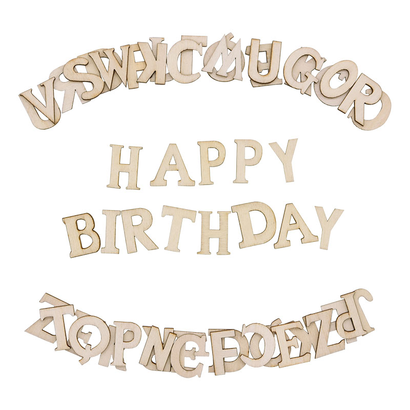 Embellishments For Scrapbooking - アルファベットと数字の木製のアルファベットと数字,結婚式の装飾,スクラップブッキングギフト,カード作成の工芸品,DIYの装飾,木製の看板,ランダムミックス,100個