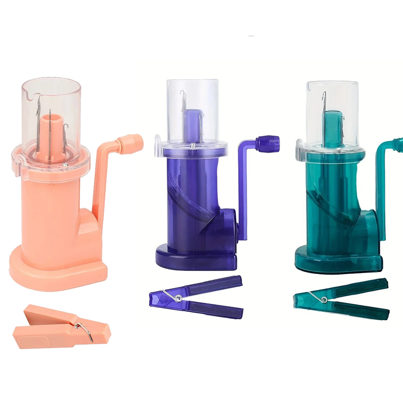 ポータブル手編み機 手回し編み機 DIYセーターとスカーフ用 - Pom Pom Maker Tool のレビューと価格
