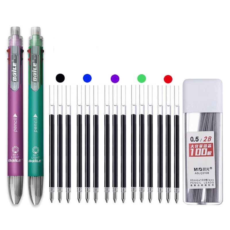 色とりどりのボールペンセット,5色の格納式ボールペン,多機能 - Staedtler Pencil Lumocolor のレビューと価格