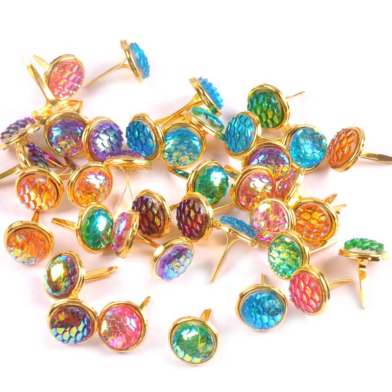 Diyスクラップブッキング装飾用の13x13mm20pcsミ - Embellishments For Scrapbooking のレビューと価格