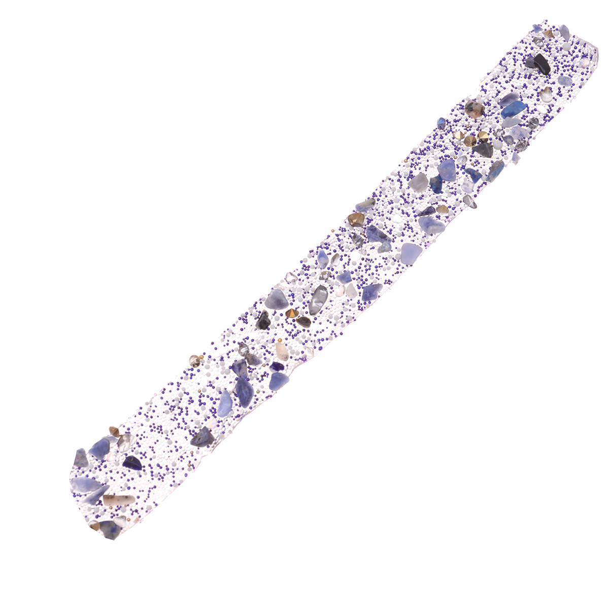 1メートルの紫色のラインストーン装飾トリム。ドレス、サッシュ - Embellishment Crafts のレビューと価格