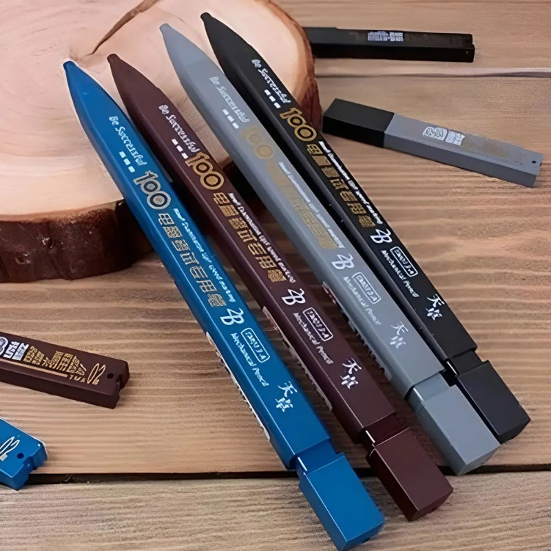 2Bのシャープペンシルセット。ペンシル1本と替え芯6本が含ま - Staedtler Pencil Lumocolor のレビューと価格