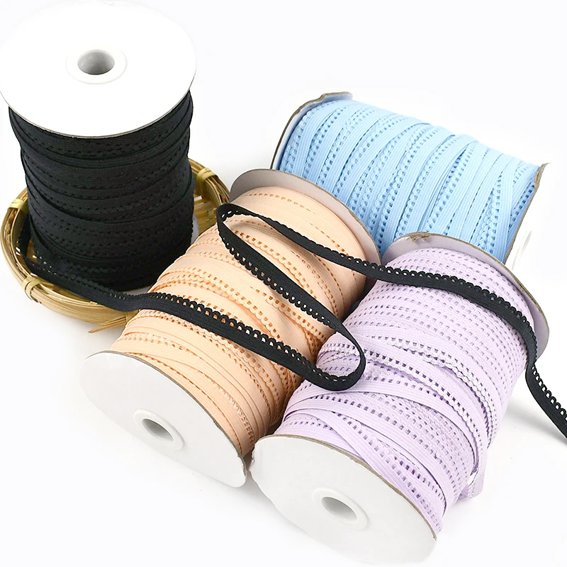 2-20 メートル 10 ミリメートル色の弾性バンド衣類下着 - Lace Ribbon Trim のレビューと価格