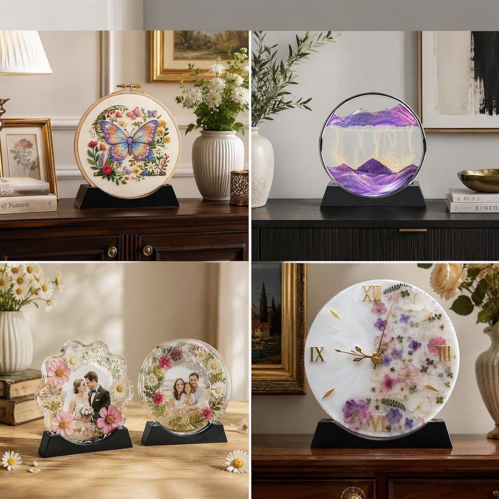 刺繍フレームや絵画、アート作品を飾るための卓上ディスプレイ用 - Embroidery Craft のレビューと価格