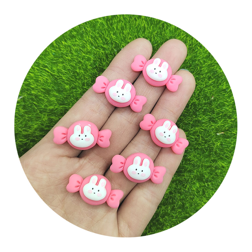 20/50/100 個イースター樹脂ミニウサギキャンディフラ - Embellishments For Scrapbooking のレビューと価格