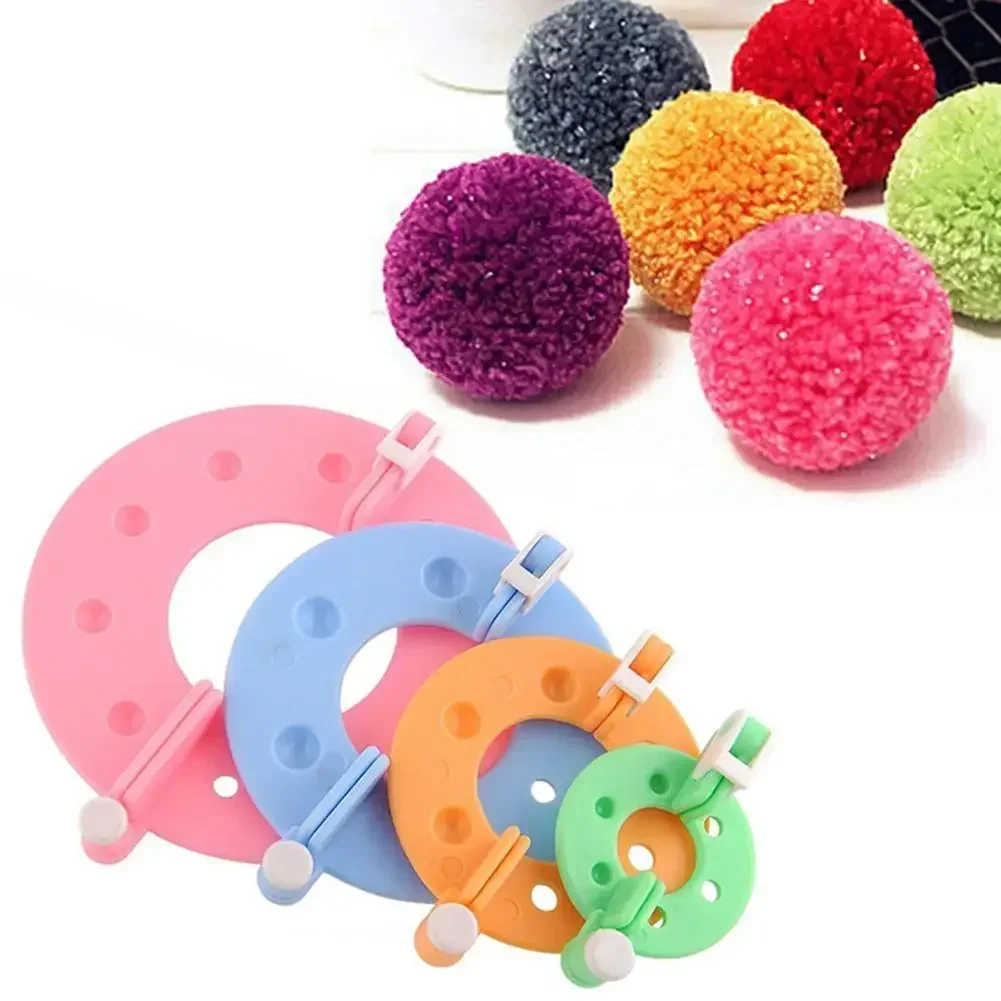 ふわふわウールボール製造ツール、家庭用糸工具、便利、織りプロ - Pom Pom Maker Tool のレビューと価格