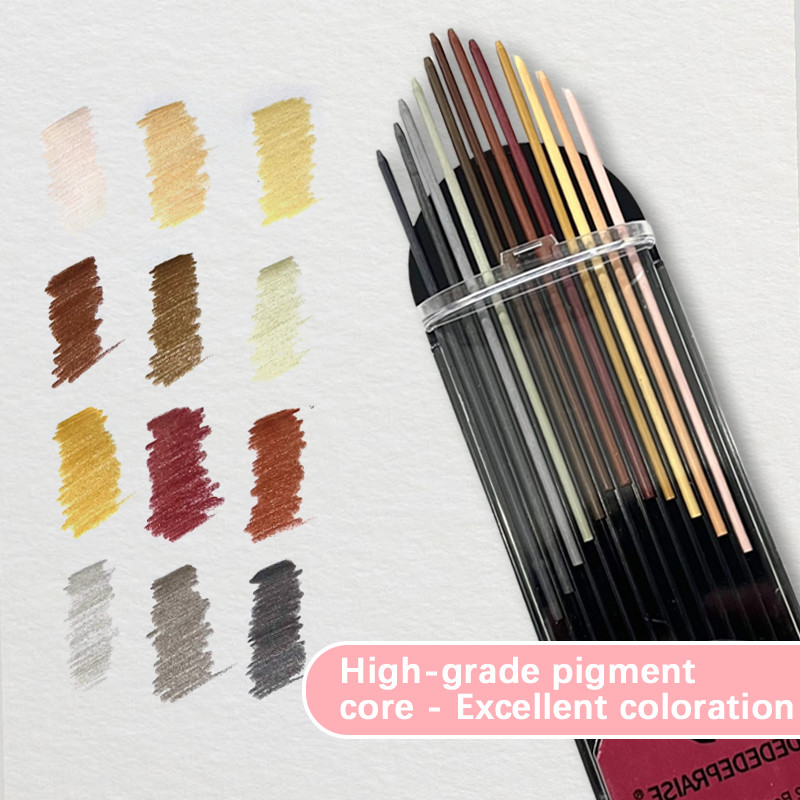 12/24色鉛筆 2.0mm シャープペンシルセット スタン - Staedtler Pencil Lumocolor のレビューと価格
