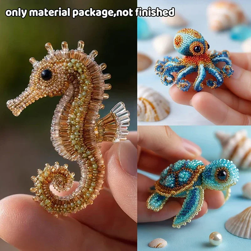 1 セットビーズ刺繍キット材料パッケージ DIY かわいいタ - Embroidery Craft のレビューと価格