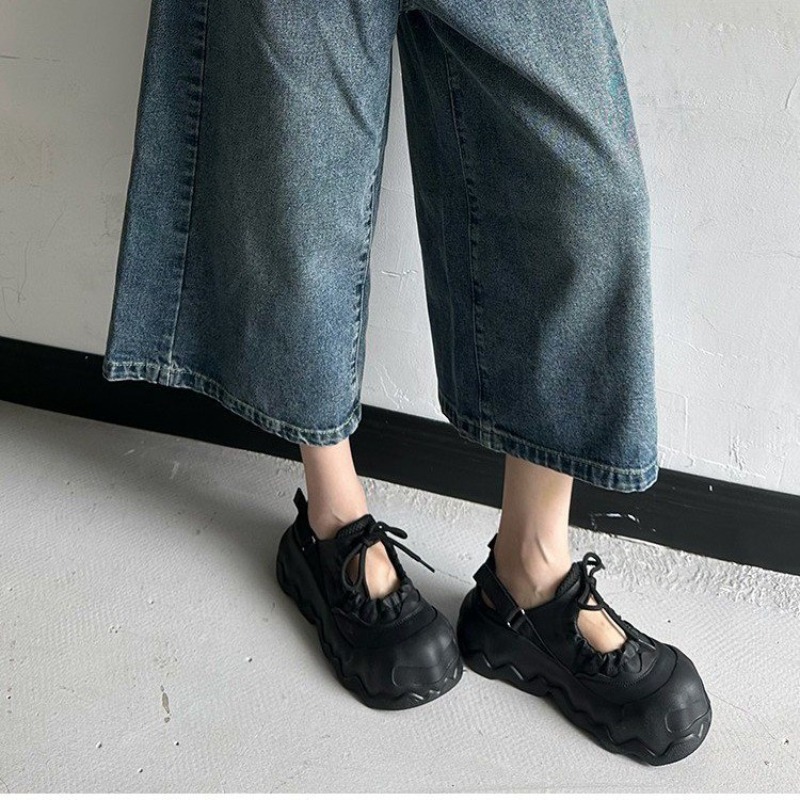 サマーストリートエクスプロージョン5CMメリージェーンサンダ - Guipure Lace Panel のレビューと価格