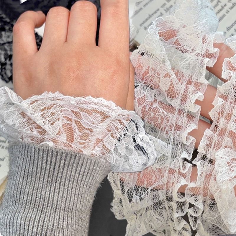 6 センチメートルワイドホット刺繍白黒 3D フラワーレース - Lace Ribbon Trim のレビューと価格